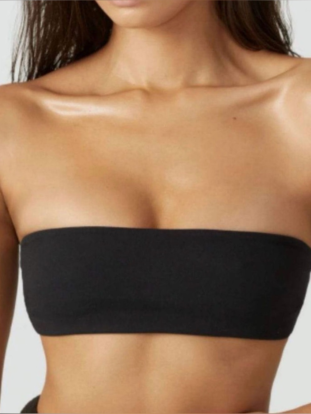 JOAH BROWN SUEDED ONYX BANDEAU